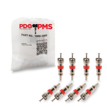 TPMS Service Kits  | 12 Pack of 8 Cores | Valve Core |  Equivalent to 1000 | 5000 | Used for OE Sensors
