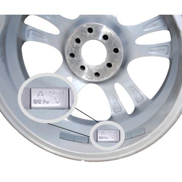 Wheel Weight - Tape (Steel) - 1/2 Oz. Low Profile (52-6 Oz Strips)(Zinc)