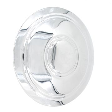 1 Pc Chrome Steel Police Cap No Logo 8.25" Diameter Fits Wheels with 7.00" Inner Ring Fits RALLEY RALLY Wheels Only