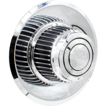 1 Pc Chrome Steel Derby Cap 8.25" Diameter Fits Wheels with 7.00" Inner Ring Fits RALLEY RALLY Wheels Only