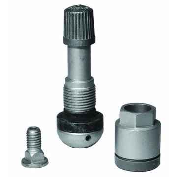 TPMS - OEM Sensor Service Kit - TRW/Entire short valve stem, Hyundai, Kia, Honda 12 Pack