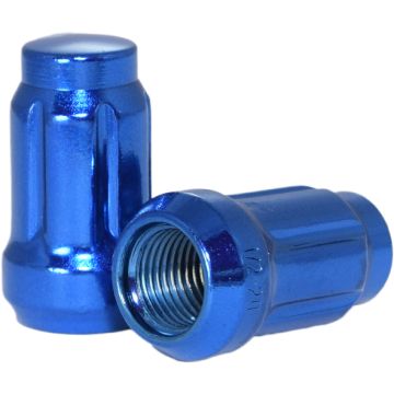 Spline Lug Nut - Car (6 Sided) - M12 1.25 (Blue)(1 PC)