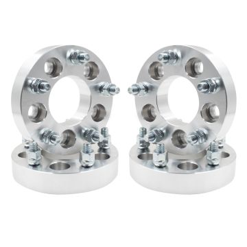 4 Pc Wheel Spacers 5 on 4.50 114.3mm 1.25" Thick 1/2" Thread Stud 74.25mm Hub Fits Newer Jeep Wheels to 1984-13 Cherokee 1993-98 Grand Cherokee 1987-06 Wrangler