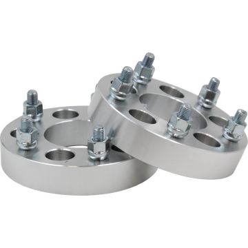 Wheel Adapter |6061 Billet Aluminum | 5 x 115mm to 5 x 4.50in (5 x 114.3mm) [1.25 in Thick] 74.10mm CB [12mm 1.50 Studs]