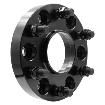 1 Pc Hub Centric Wheel Spacers 6 on 135mm to  6 on 5.50" 1.00" Thick 14mm 1.50 Thread Stud 87.10mm Vehicle Hub Adapts Chevy GMC 1500 Wheel to Ford F150 Vehicles