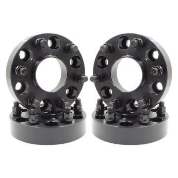 4 Pcs Hub Centric Wheel Spacers 6 on 135mm to  6 on 5.50" 1.50" Thick 14mm 1.50 14x1.50mm Thread Stud 87.10mm Vehicle Hub Adapts Fits Chevy GMC 1500 Wheel to Ford F150 Vehicles