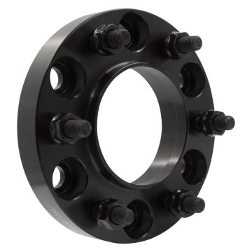 1 Pc Hub Centric Wheel Spacers Adapters 6x5.5 6x139.7mm 1.00 Inch Thick M12x1.5 12x1.5 Thread Stud Fits 2021+ Ford Bronco 2019+ Ranger (No Bronco Sport Fitment)