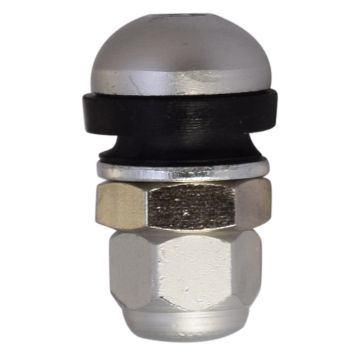 Valve Stem - Metal (0.453 Rim Hole) - Inner Lip Valve Adapter for Beru Sensors
