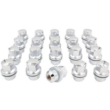 20 Pcs 14mm 1.50 14x1.50 Thread | ANR3679G | 611-233 | 2.00" Long OEM Style Lug Nuts  27mm Hex Fits 1999 to 2002 Land Rover Discovery | 1995 to 2002 Land Rover Ranger Rover
