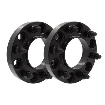 2 Pcs Hub Centric Wheel Adapters 6x5.5 6x139.7 1.50 inch Thick M14x1.5 14x1.5 Thread Stud Adapts 2000-23 Toyota Tacoma 106mm Center Bore Wheels to 2024+  Tacoma with 95mm Hub